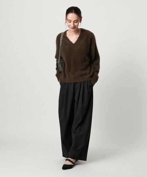 BEAUTY&YOUTH UNITED ARROWS / ビューティー&ユース ユナイテッドアローズ ニット・セーター | フォックスカシミヤブレンド Vネックニットプルオーバー | 詳細23