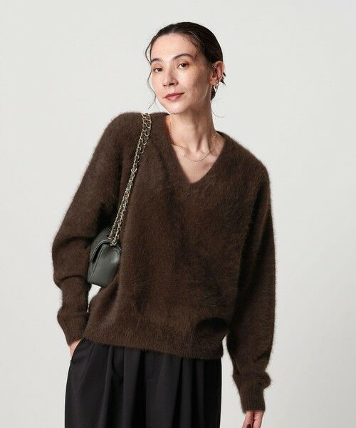 BEAUTY&YOUTH UNITED ARROWS / ビューティー&ユース ユナイテッドアローズ ニット・セーター | フォックスカシミヤブレンド Vネックニットプルオーバー | 詳細22