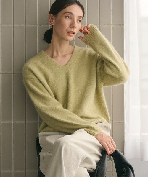 BEAUTY&YOUTH UNITED ARROWS / ビューティー&ユース ユナイテッドアローズ ニット・セーター | フォックスカシミヤブレンド Vネックニットプルオーバー | 詳細24