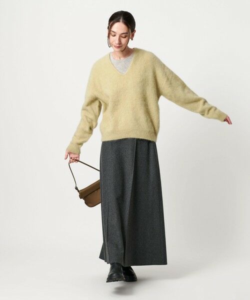 BEAUTY&YOUTH UNITED ARROWS / ビューティー&ユース ユナイテッドアローズ ニット・セーター | フォックスカシミヤブレンド Vネックニットプルオーバー | 詳細30