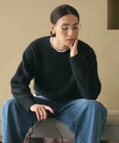 BEAUTY&YOUTH UNITED ARROWS / ビューティー&ユース ユナイテッドアローズ ニット・セーター | フォックスカシミヤブレンド クルーネックニットプルオーバー