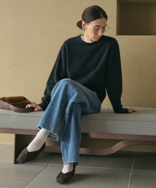 BEAUTY&YOUTH UNITED ARROWS / ビューティー&ユース ユナイテッドアローズ ニット・セーター | フォックスカシミヤブレンド クルーネックニットプルオーバー | 詳細3