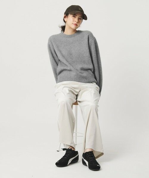 BEAUTY&YOUTH UNITED ARROWS / ビューティー&ユース ユナイテッドアローズ ニット・セーター | フォックスカシミヤブレンド クルーネックニットプルオーバー | 詳細14