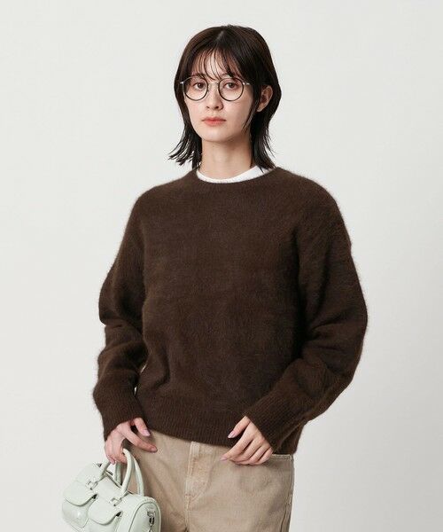 BEAUTY&YOUTH UNITED ARROWS / ビューティー&ユース ユナイテッドアローズ ニット・セーター | フォックスカシミヤブレンド クルーネックニットプルオーバー | 詳細20