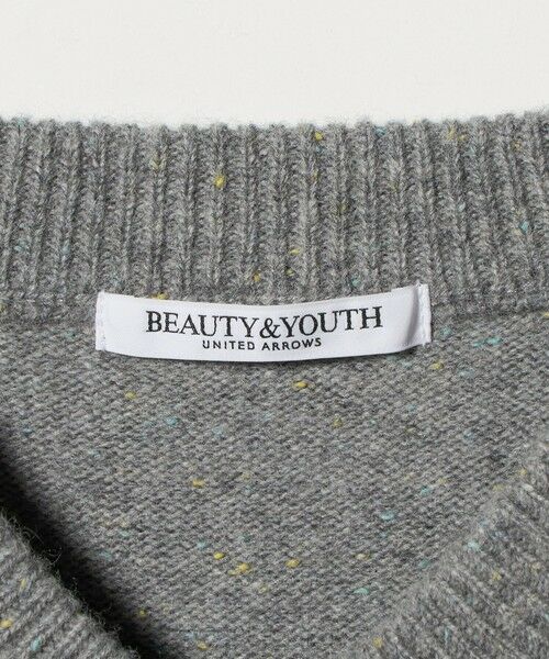 BEAUTY&YOUTH UNITED ARROWS / ビューティー&ユース ユナイテッドアローズ ニット・セーター | ウールナイロンブレンド Vネックニットプルオーバー | 詳細9