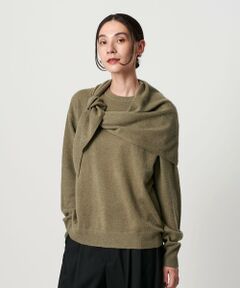 BEAUTY&YOUTH UNITED ARROWS / ビューティー&ユース ユナイテッドアローズ ニット・セーター | ウールカシミヤ クルーネックニット＆ストール ウォッシャブル