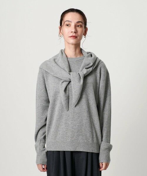 BEAUTY&YOUTH UNITED ARROWS / ビューティー&ユース ユナイテッドアローズ ニット・セーター | ウールカシミヤ クルーネックニット＆ストール ウォッシャブル | 詳細5