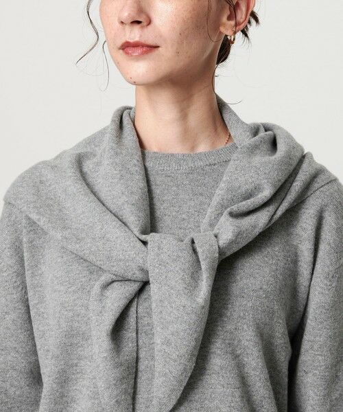 BEAUTY&YOUTH UNITED ARROWS / ビューティー&ユース ユナイテッドアローズ ニット・セーター | ウールカシミヤ クルーネックニット＆ストール ウォッシャブル | 詳細8
