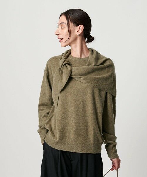 BEAUTY&YOUTH UNITED ARROWS / ビューティー&ユース ユナイテッドアローズ ニット・セーター | ウールカシミヤ クルーネックニット＆ストール ウォッシャブル | 詳細20