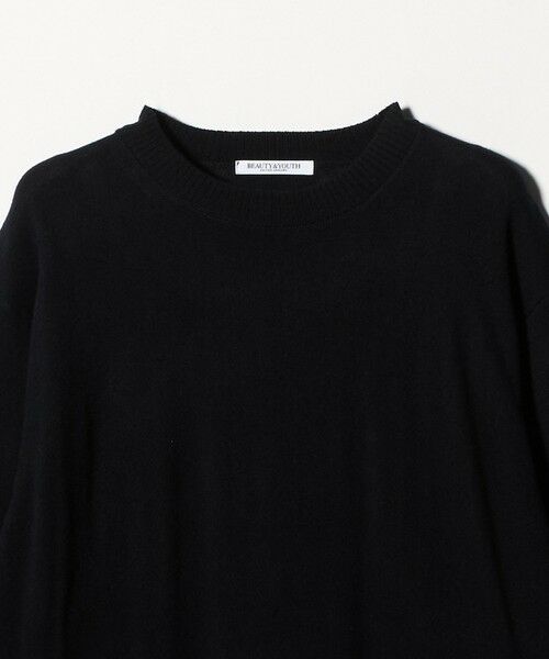 BEAUTY&YOUTH UNITED ARROWS / ビューティー&ユース ユナイテッドアローズ ニット・セーター | ウールカシミヤ天竺 クルーネック ニットプルオーバー ウォッシャブル | 詳細6