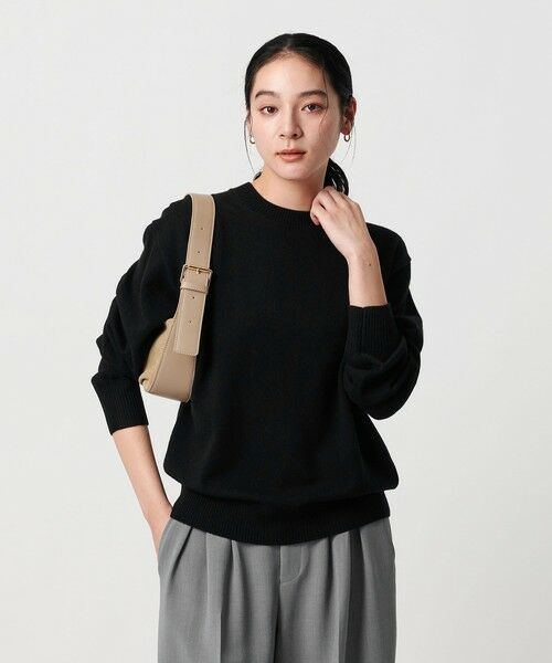 BEAUTY&YOUTH UNITED ARROWS / ビューティー&ユース ユナイテッドアローズ ニット・セーター | ウールカシミヤ天竺 クルーネック ニットプルオーバー ウォッシャブル | 詳細2