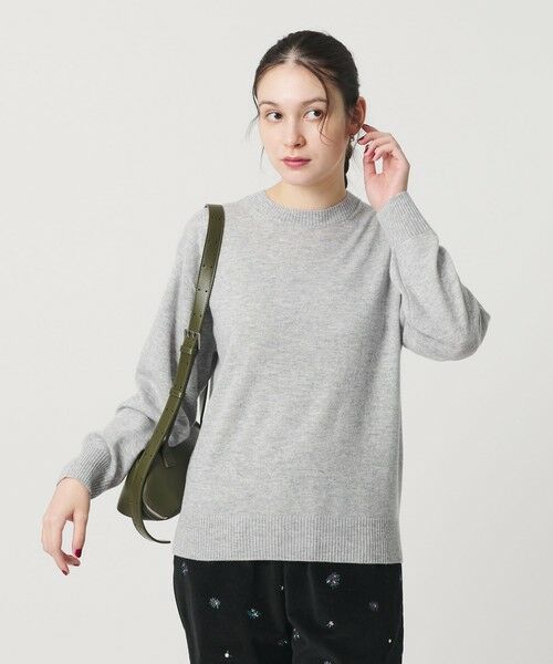 BEAUTY&YOUTH UNITED ARROWS / ビューティー&ユース ユナイテッドアローズ ニット・セーター | ウールカシミヤ天竺 クルーネック ニットプルオーバー ウォッシャブル | 詳細8