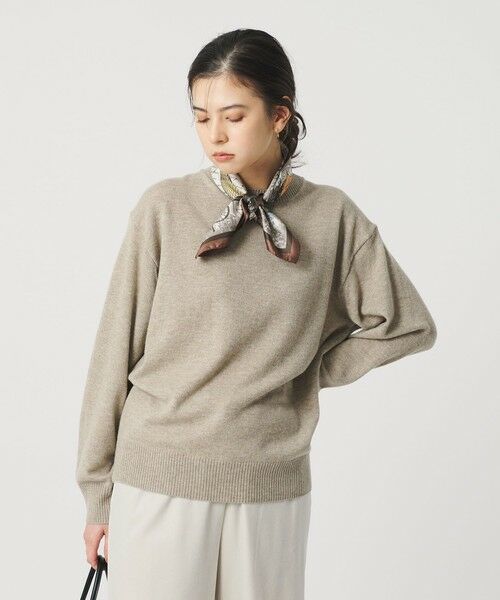 BEAUTY&YOUTH UNITED ARROWS / ビューティー&ユース ユナイテッドアローズ ニット・セーター | ウールカシミヤ天竺 クルーネック ニットプルオーバー ウォッシャブル | 詳細15