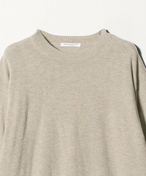 BEAUTY&YOUTH UNITED ARROWS / ビューティー&ユース ユナイテッドアローズ ニット・セーター | ウールカシミヤ天竺 クルーネック ニットプルオーバー ウォッシャブル | 詳細20