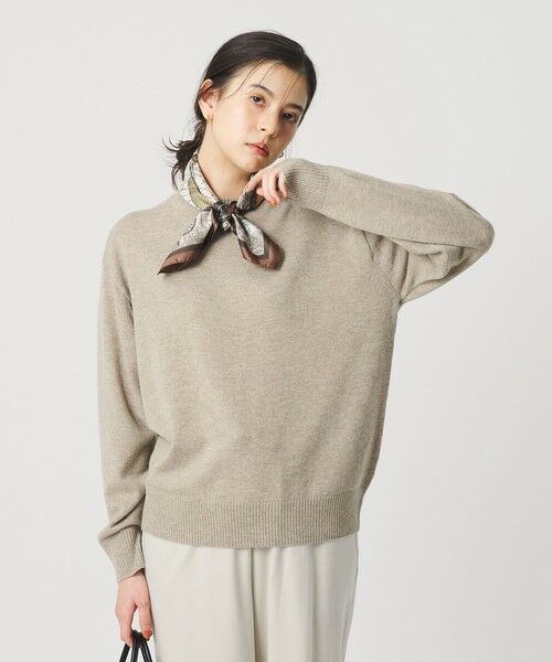 BEAUTY&YOUTH UNITED ARROWS / ビューティー&ユース ユナイテッドアローズ ニット・セーター | ウールカシミヤ天竺 クルーネック ニットプルオーバー ウォッシャブル | 詳細16