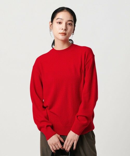 BEAUTY&YOUTH UNITED ARROWS / ビューティー&ユース ユナイテッドアローズ ニット・セーター | ウールカシミヤ天竺 クルーネック ニットプルオーバー ウォッシャブル | 詳細24