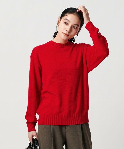 BEAUTY&YOUTH UNITED ARROWS / ビューティー&ユース ユナイテッドアローズ ニット・セーター | ウールカシミヤ天竺 クルーネック ニットプルオーバー ウォッシャブル | 詳細25