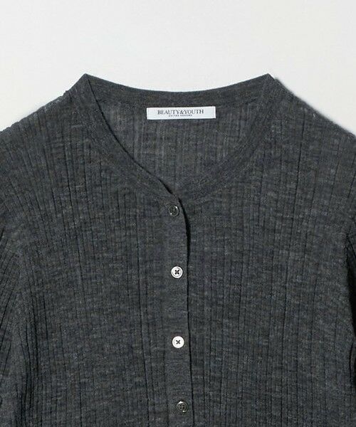 BEAUTY&YOUTH UNITED ARROWS / ビューティー&ユース ユナイテッドアローズ ニット・セーター | アルパカブレンド ランダムリブ ヘンリーネックプルオーバー | 詳細6