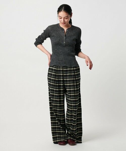 BEAUTY&YOUTH UNITED ARROWS / ビューティー&ユース ユナイテッドアローズ ニット・セーター | アルパカブレンド ランダムリブ ヘンリーネックプルオーバー | 詳細3