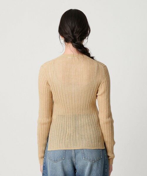 BEAUTY&YOUTH UNITED ARROWS / ビューティー&ユース ユナイテッドアローズ ニット・セーター | アルパカブレンド ランダムリブ ヘンリーネックプルオーバー | 詳細13