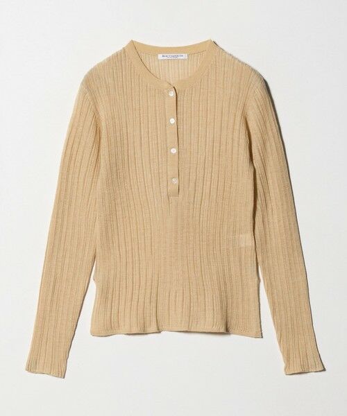 BEAUTY&YOUTH UNITED ARROWS / ビューティー&ユース ユナイテッドアローズ ニット・セーター | アルパカブレンド ランダムリブ ヘンリーネックプルオーバー | 詳細14