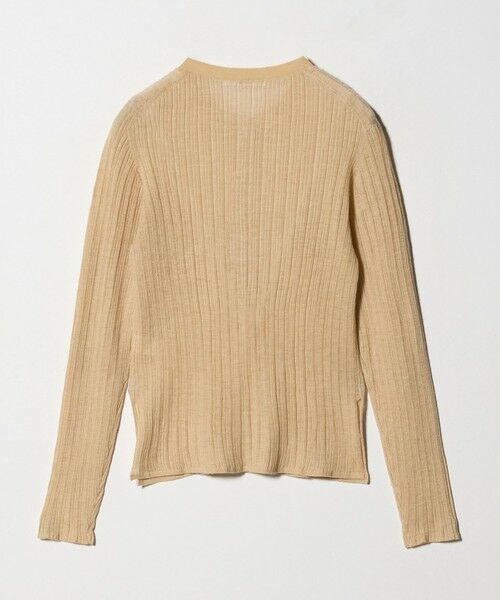 BEAUTY&YOUTH UNITED ARROWS / ビューティー&ユース ユナイテッドアローズ ニット・セーター | アルパカブレンド ランダムリブ ヘンリーネックプルオーバー | 詳細15