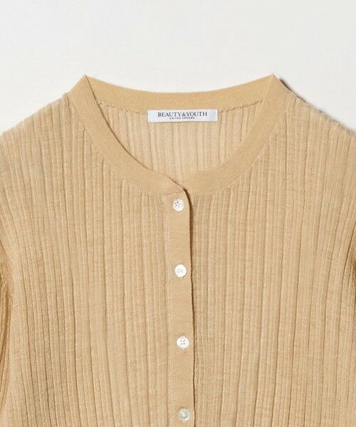 BEAUTY&YOUTH UNITED ARROWS / ビューティー&ユース ユナイテッドアローズ ニット・セーター | アルパカブレンド ランダムリブ ヘンリーネックプルオーバー | 詳細16