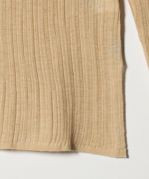 BEAUTY&YOUTH UNITED ARROWS / ビューティー&ユース ユナイテッドアローズ ニット・セーター | アルパカブレンド ランダムリブ ヘンリーネックプルオーバー | 詳細18