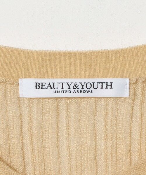 BEAUTY&YOUTH UNITED ARROWS / ビューティー&ユース ユナイテッドアローズ ニット・セーター | アルパカブレンド ランダムリブ ヘンリーネックプルオーバー | 詳細20