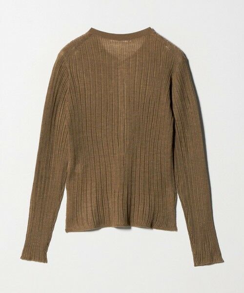 BEAUTY&YOUTH UNITED ARROWS / ビューティー&ユース ユナイテッドアローズ ニット・セーター | アルパカブレンド ランダムリブ ヘンリーネックプルオーバー | 詳細26