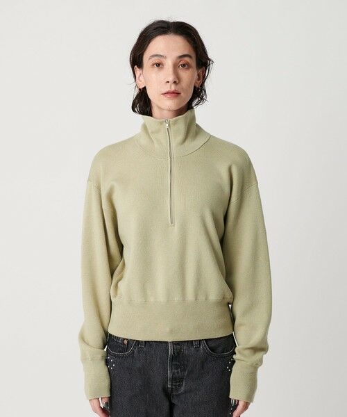BEAUTY&YOUTH UNITED ARROWS / ビューティー&ユース ユナイテッドアローズ ニット・セーター | コットンカシミヤ ハーフジッププルオーバー ウォッシャブル | 詳細11