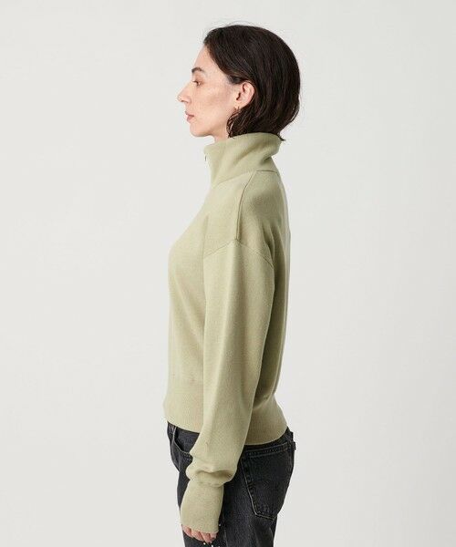 BEAUTY&YOUTH UNITED ARROWS / ビューティー&ユース ユナイテッドアローズ ニット・セーター | コットンカシミヤ ハーフジッププルオーバー ウォッシャブル | 詳細12