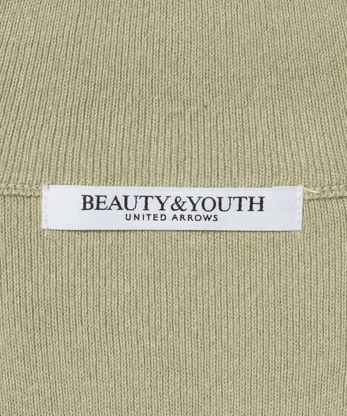 BEAUTY&YOUTH UNITED ARROWS / ビューティー&ユース ユナイテッドアローズ ニット・セーター | コットンカシミヤ ハーフジッププルオーバー ウォッシャブル | 詳細20