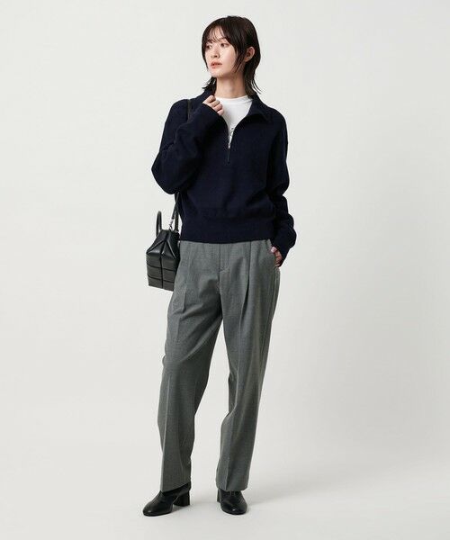 BEAUTY&YOUTH UNITED ARROWS / ビューティー&ユース ユナイテッドアローズ ニット・セーター | コットンカシミヤ ハーフジッププルオーバー ウォッシャブル | 詳細25