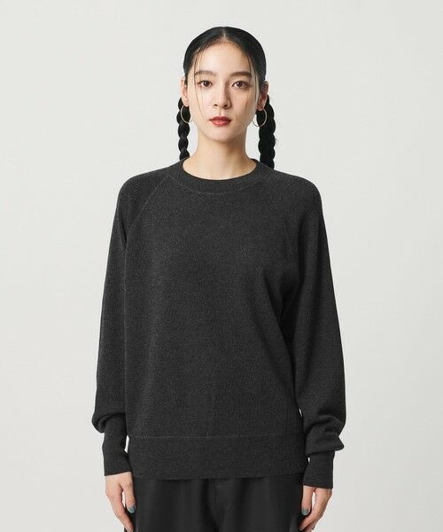 BEAUTY&YOUTH UNITED ARROWS / ビューティー&ユース ユナイテッドアローズ ニット・セーター | ウールフルニードル クルーネックプルオーバー | 詳細4