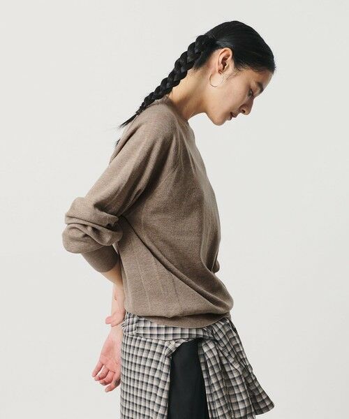BEAUTY&YOUTH UNITED ARROWS / ビューティー&ユース ユナイテッドアローズ ニット・セーター | ウールフルニードル クルーネックプルオーバー | 詳細11