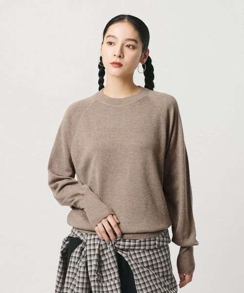 BEAUTY&YOUTH UNITED ARROWS / ビューティー&ユース ユナイテッドアローズ ニット・セーター | ウールフルニードル クルーネックプルオーバー | 詳細12