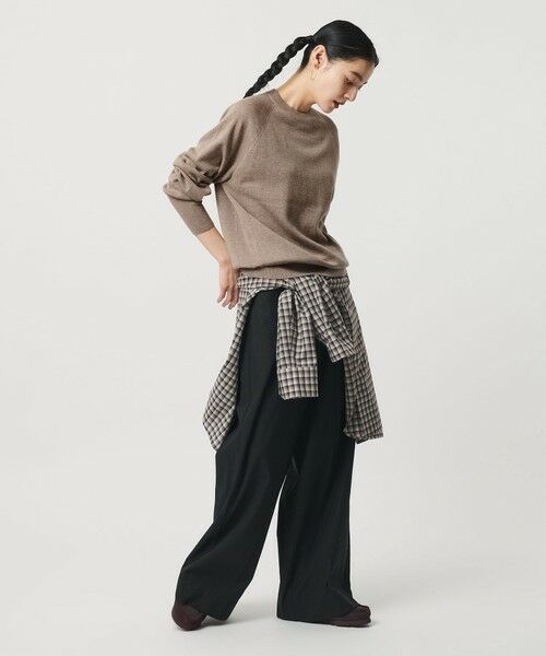 BEAUTY&YOUTH UNITED ARROWS / ビューティー&ユース ユナイテッドアローズ ニット・セーター | ウールフルニードル クルーネックプルオーバー | 詳細14