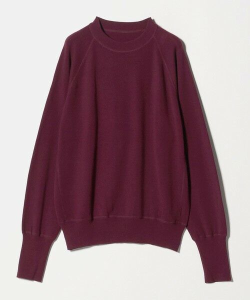 BEAUTY & YOUTH UNITED ARROWS/ビューティー&ユース ユナイテッドアローズ ウールフルニードル クルーネックプルオーバー WINE FREE BEAUTY & YOUTH UNITED ARROWS/ビューティー&ユース ユナイテッドアローズ ウールフルニードル クルーネックプルオーバー WINE FREE