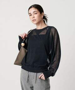 BEAUTY&YOUTH UNITED ARROWS / ビューティー&ユース ユナイテッドアローズ ニット・セーター | 【WEB限定】シアーニットプルオーバー ウォッシャブル