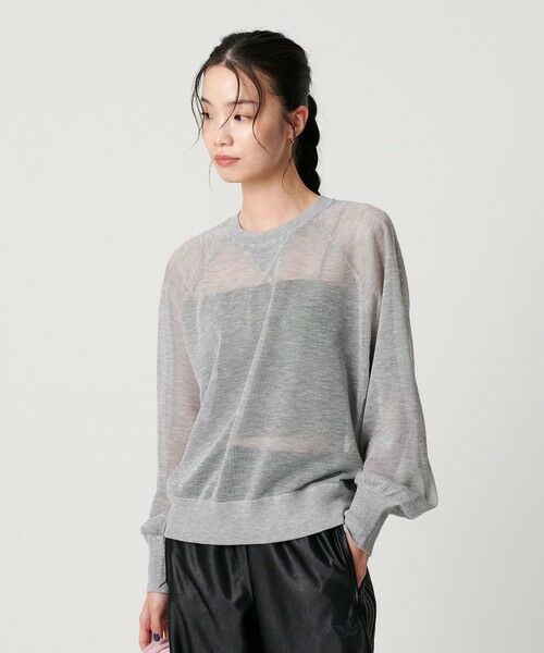 BEAUTY&YOUTH UNITED ARROWS / ビューティー&ユース ユナイテッドアローズ ニット・セーター | 【WEB限定】シアーニットプルオーバー ウォッシャブル | 詳細1