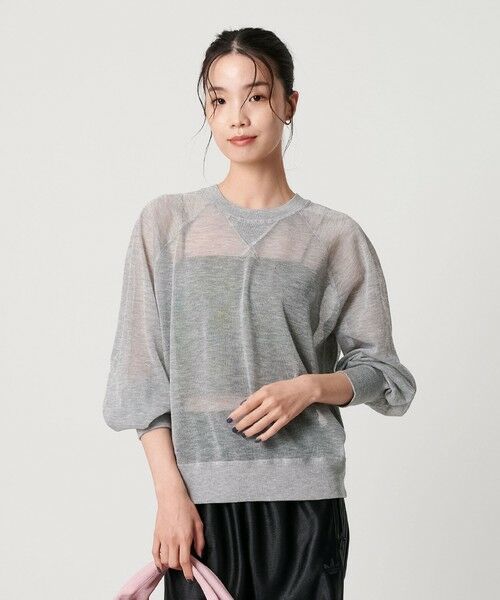 BEAUTY&YOUTH UNITED ARROWS / ビューティー&ユース ユナイテッドアローズ ニット・セーター | 【WEB限定】シアーニットプルオーバー ウォッシャブル | 詳細2