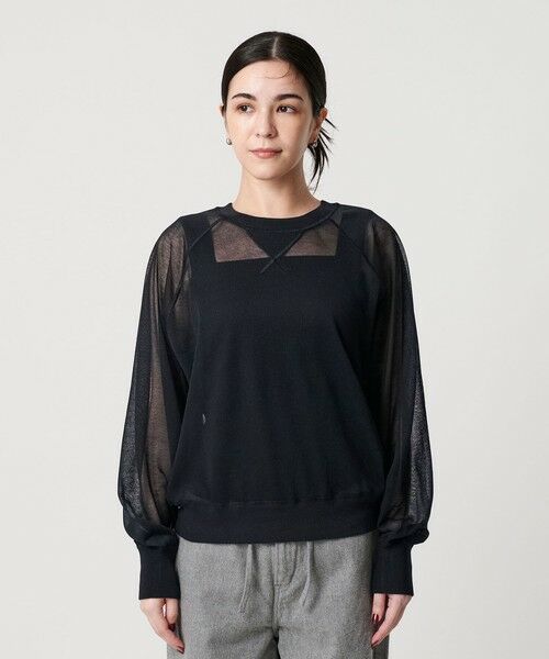 BEAUTY&YOUTH UNITED ARROWS / ビューティー&ユース ユナイテッドアローズ ニット・セーター | 【WEB限定】シアーニットプルオーバー ウォッシャブル | 詳細22