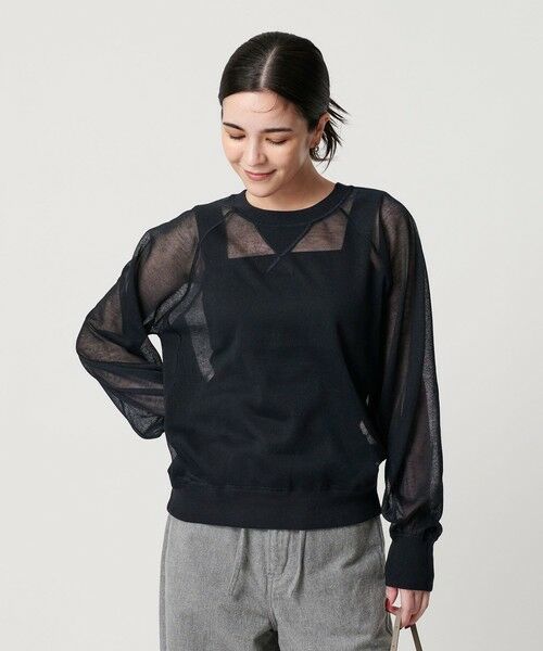 BEAUTY&YOUTH UNITED ARROWS / ビューティー&ユース ユナイテッドアローズ ニット・セーター | 【WEB限定】シアーニットプルオーバー ウォッシャブル | 詳細20