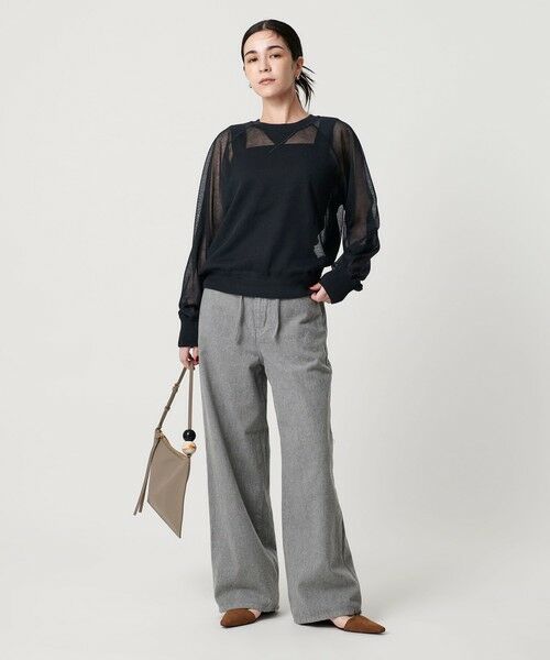 BEAUTY&YOUTH UNITED ARROWS / ビューティー&ユース ユナイテッドアローズ ニット・セーター | 【WEB限定】シアーニットプルオーバー ウォッシャブル | 詳細21