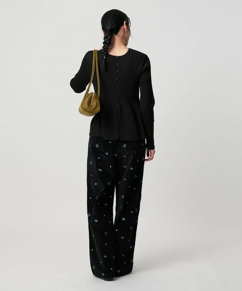 BEAUTY&YOUTH UNITED ARROWS / ビューティー&ユース ユナイテッドアローズ ニット・セーター | 【WEB限定 Wardrobe DAILY MINIMAL】ペプラム2WAY リブニットプルオーバー ウォッシャブル | 詳細5