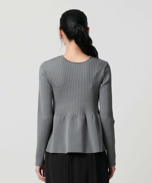 BEAUTY&YOUTH UNITED ARROWS / ビューティー&ユース ユナイテッドアローズ ニット・セーター | 【WEB限定 Wardrobe DAILY MINIMAL】ペプラム2WAY リブニットプルオーバー ウォッシャブル | 詳細15