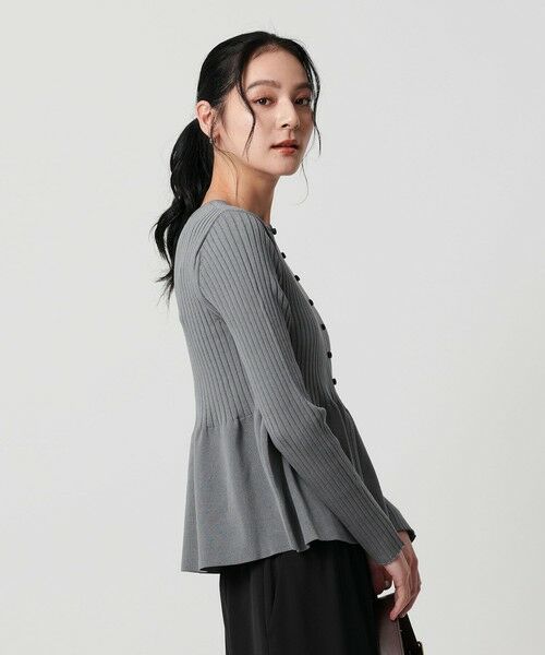 BEAUTY&YOUTH UNITED ARROWS / ビューティー&ユース ユナイテッドアローズ ニット・セーター | 【WEB限定 Wardrobe DAILY MINIMAL】ペプラム2WAY リブニットプルオーバー ウォッシャブル | 詳細11