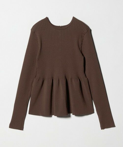 BEAUTY&YOUTH UNITED ARROWS / ビューティー&ユース ユナイテッドアローズ ニット・セーター | 【WEB限定 Wardrobe DAILY MINIMAL】ペプラム2WAY リブニットプルオーバー ウォッシャブル | 詳細28