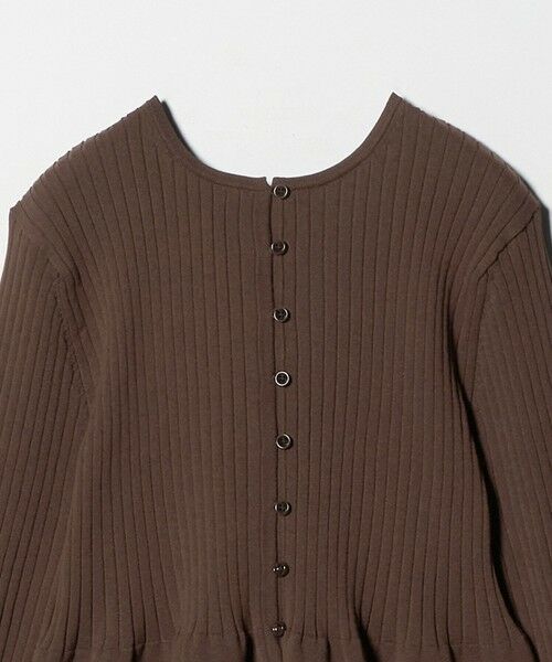 BEAUTY&YOUTH UNITED ARROWS / ビューティー&ユース ユナイテッドアローズ ニット・セーター | 【WEB限定 Wardrobe DAILY MINIMAL】ペプラム2WAY リブニットプルオーバー ウォッシャブル | 詳細29